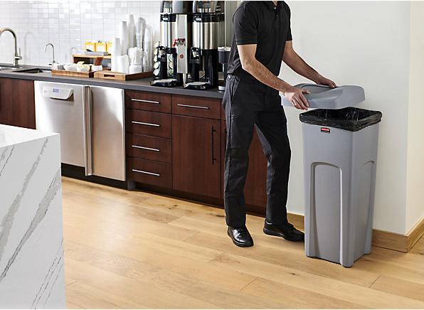 Actual product image Rubbermaid Recyclable waste collectors made of plastic (87 l)