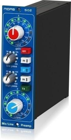 Immagine prodotto No Name Midas MICROPHONE PREAMPLIFIER 502 V2 Moduł przedwzmacniacza mikrofonowego w formacie 500