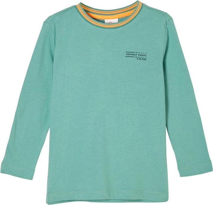 S.Oliver Langarmshirt mit Effektprint (92)
