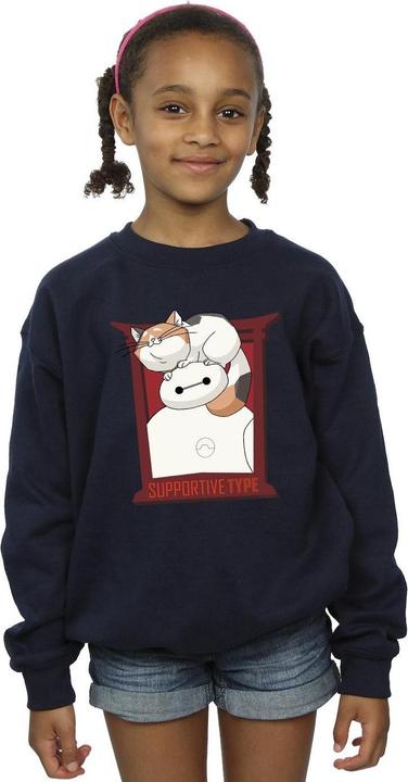 Produktbild Disney Big Hero 6 Baymax Frame Support Sweatshirt Mädchen (152, 158)