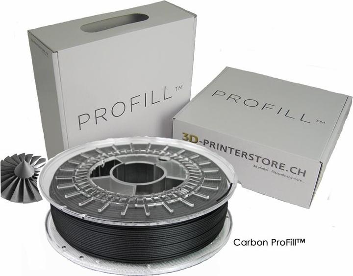 Image du produit 3d-printerstore.ch Filament carbone ProFill 2.85 - 0.5kg (Carbone, 2.85 mm, 500 g, Noir)