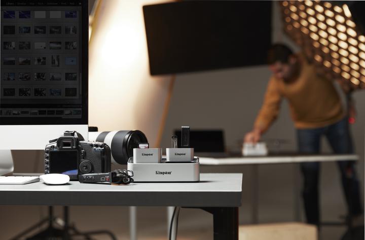 Immagine prodotto Kingston Lettore di schede USB-C 3.2 Gen2 Dual-Slot SD UHS-II al dettaglio (USB 3.2 Gen 2)