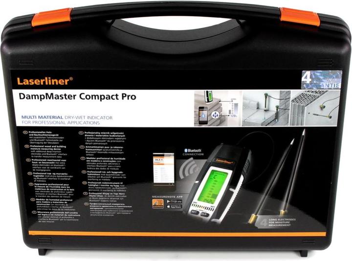 Image du produit Laserliner Humidimètre pour matériaux DampMaster Compact Pro