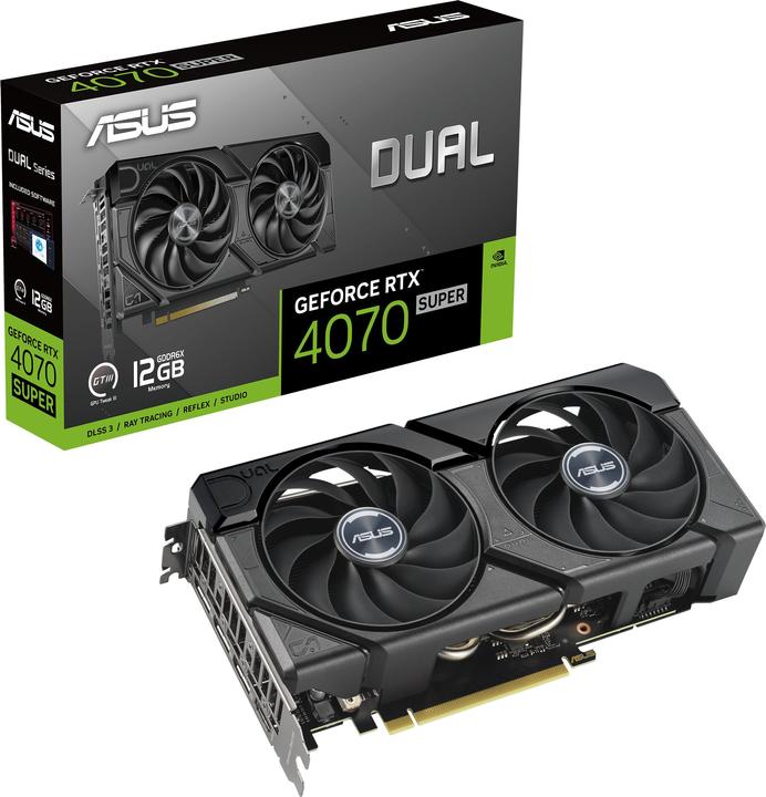 Image du produit ASUS GeForce RTX 4070 SUPER Dual EVO (12 Go)