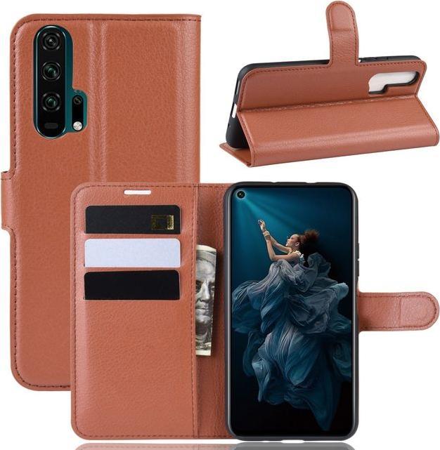 Produktbild MU Classic Litchi Leder Bookcover Series (Honor 20 Pro)