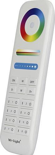 Milight 8-zone remote control RGB+KW/WW (RGBCCT) incl. wall bracket