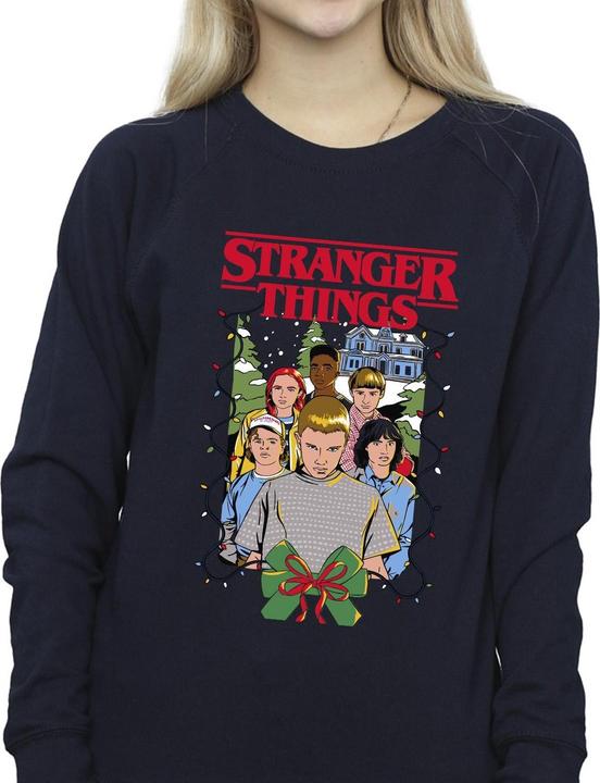 Produktbild Netflix Stranger Things Christmas Poster Sweatshirt (M)