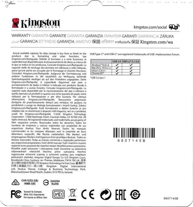 Produktbild Kingston DataTraveler microDuo 3C (64 GB, USB-C, USB 3.2)