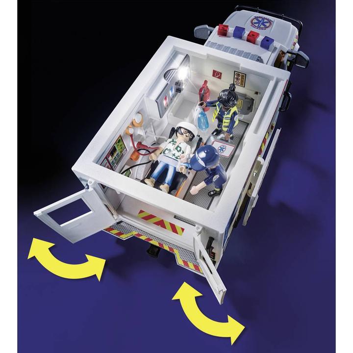 Image du produit Playmobil Véhicule de secours : US Ambulance (70936, Playmobil City Action)