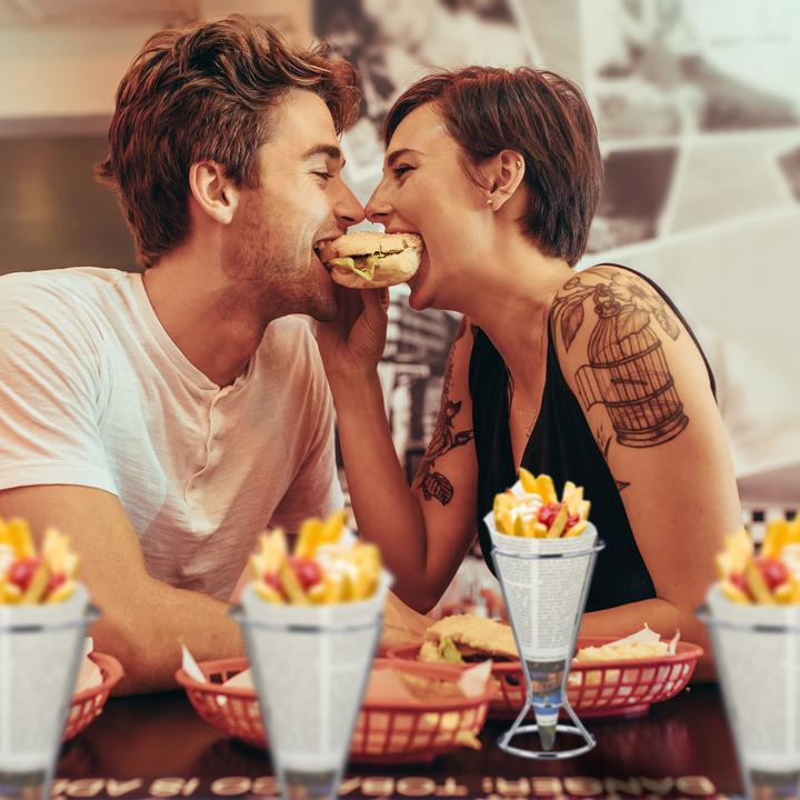 Image du produit Relaxdays 4x cornets-de-frites