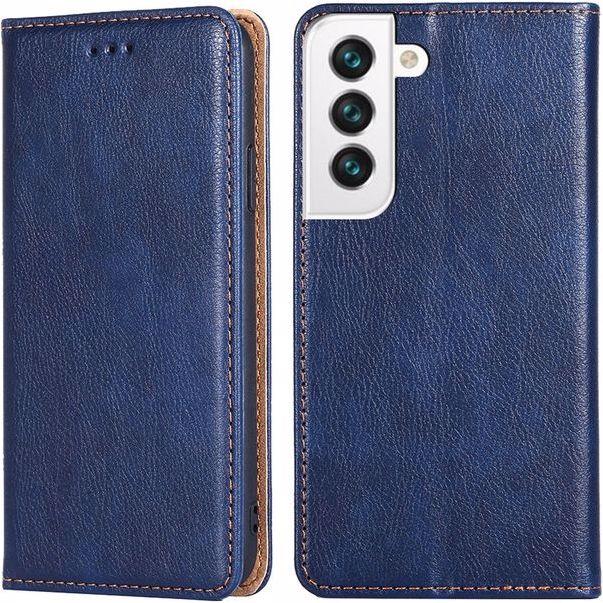 Produktbild MU Classic Crazy Horse V Leder Bookcover Series (Samsung Galaxy S22+)