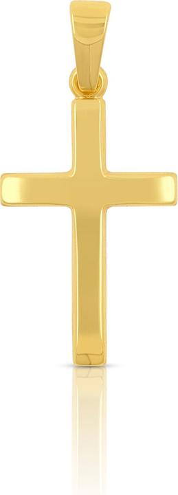 Produktbild Muau Pendant cross yellow gold 750, 26x12mm (750/18K Gelbgold)