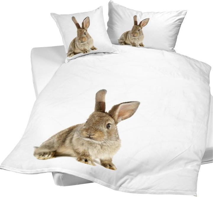 Actual product image Night Fashion Hare duvet cover (Bedding set, 160 x 210 cm)