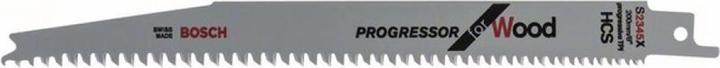 Bosch Professional Zubehör Säbelsägeblatt S 2345 X, Progressor for Wood, 2er-Pack