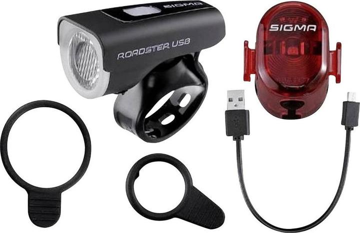 Immagine prodotto Sigma Sport Set di illuminazione Roadster USB/Nugget II