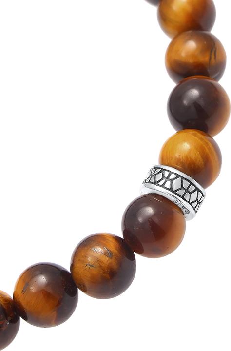 Produktbild Kuzzoi Edelsteinarmband, Perle (21 cm, Tigerauge, 925er Sterling Silber, Plastik)