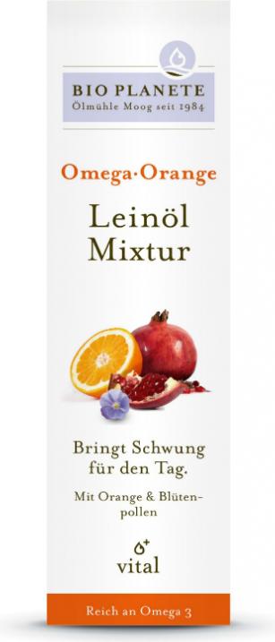 Produktbild Bio Planète Omega Orange Leinöl Mixtur (100ml) (1 Stück, Öl, 238 g)
