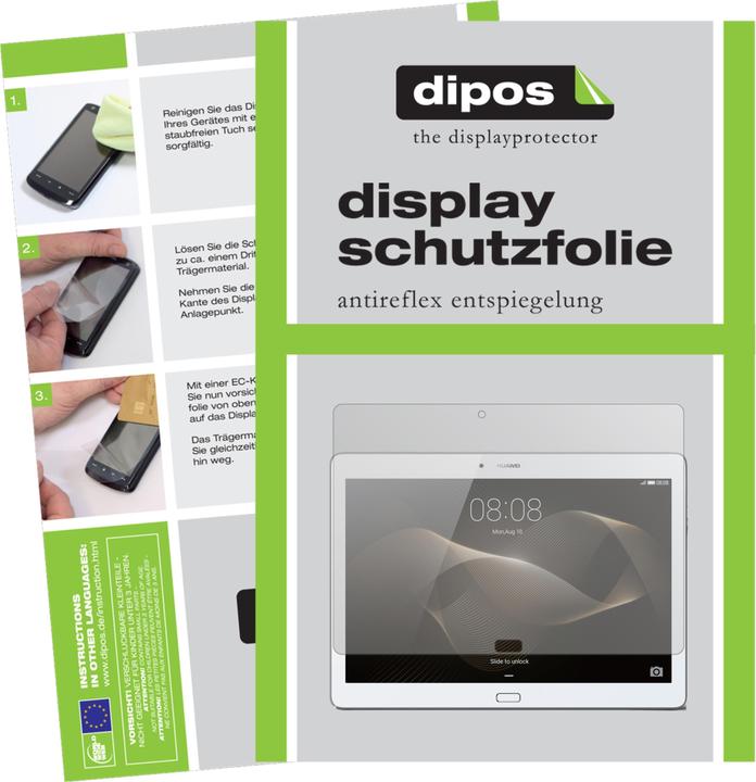 Produktbild Dipos Displayschutzfolie Antireflex (2 Stück, Huawei MediaPad M2 10.0)