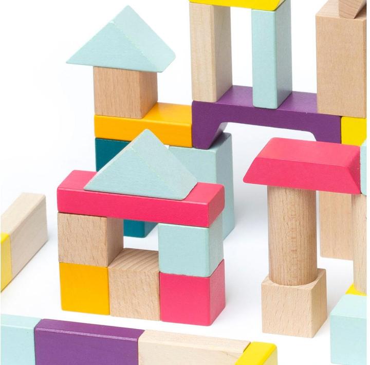 Actual product image Cubika Wooden blocks set 100 pieces