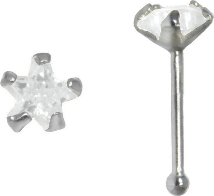 Produktbild Bijouteria Nasenpiercing (Silber 925, Zirkonia)