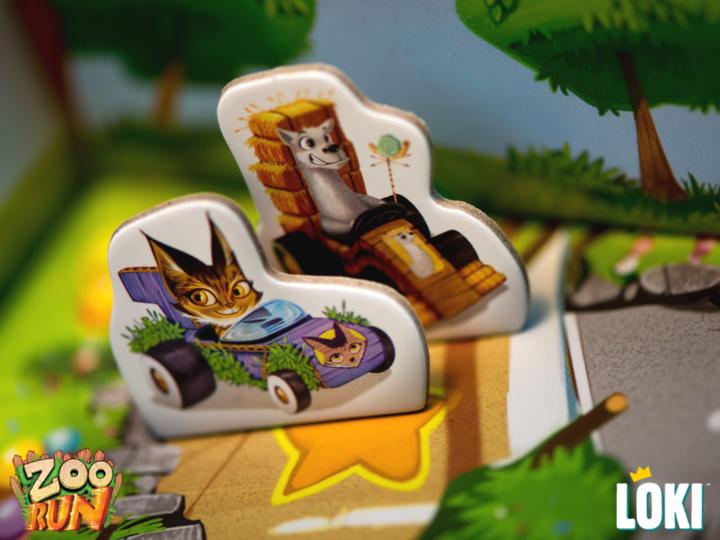 Image du produit Loki Kids 516009 - Zoo Run, jeu de société, pour 3-5 joueurs, à partir de 5 ans (Néerlandais)