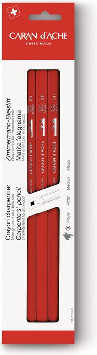 Caran d'Ache Crayon Zimmermann sous blister (HB, 3 x)