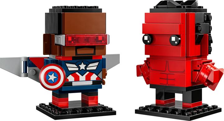 Immagine prodotto LEGO BrickHeadz Super Heroes Captain America & Red Hulk (40668, LEGO Brickheadz)