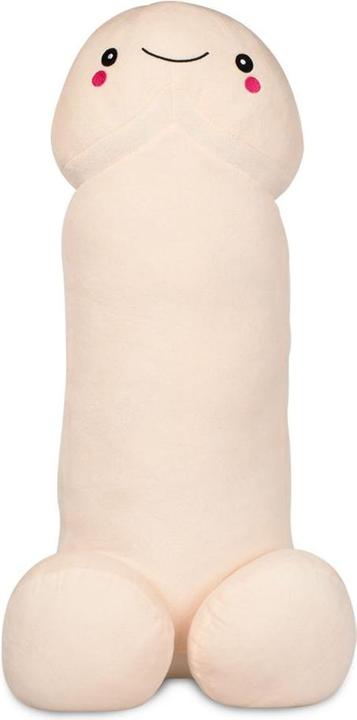 Actual product image Easytoys Penis-Shaped Plushy with Smiley Face - Brown (Game of skill)