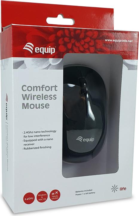 Produktbild equip Maus Wireless 2.4 ghz Mini (Kabellos)