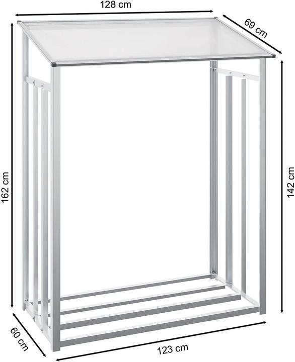 Produktbild Beckmann Kaminholz-Lager Alu