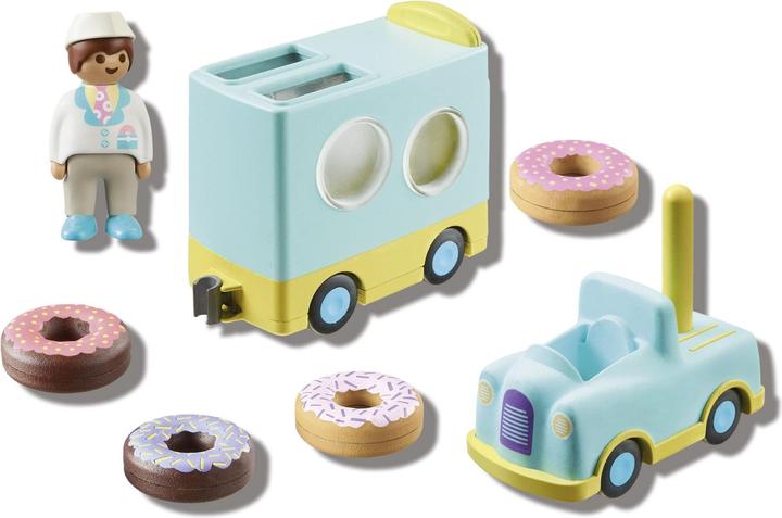 Actual product image Playmobil Crazy donut truck with stacking and sorting function (71325, Playmobil 1.2.3)