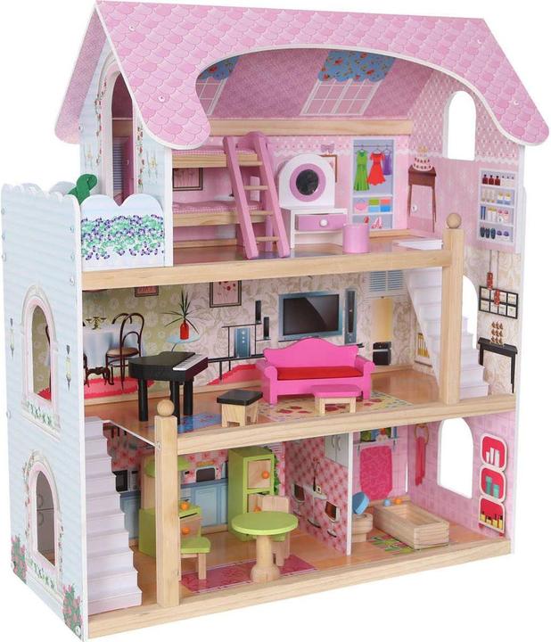 Actual product image EcoToys Fairytale house with furniture