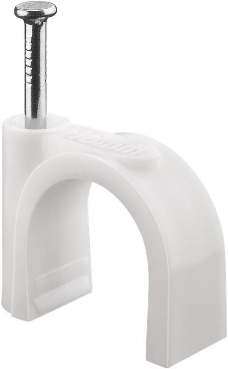Goobay Cable clamp, white max. cable diameter : 16.0 mm