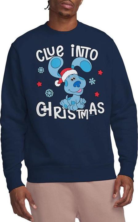 Actual product image Blue's Clues & You! Unisex Adult Christmas Sweatshirt (M)