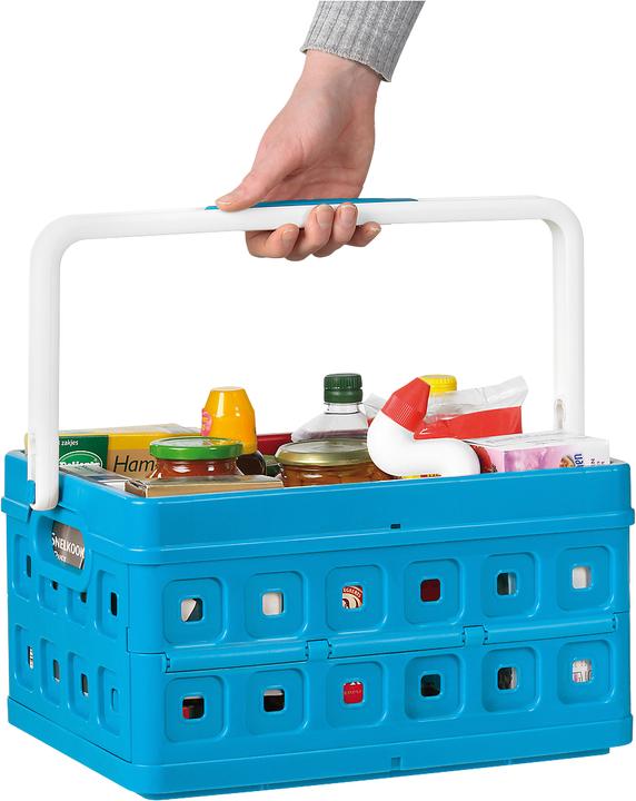 Produktbild Sunware Klappbox Square, Inhalt 24 Liter, mit Griff, für schwere Lebensmittel (24 l)