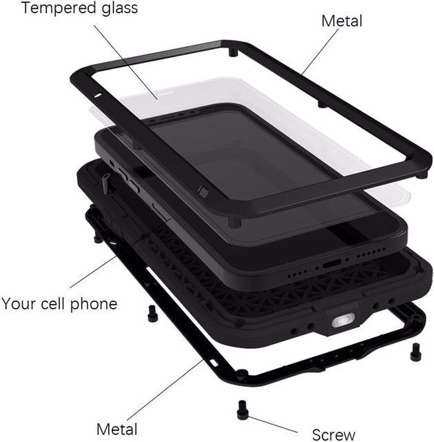 Produktbild Love Mei Powerful Series Metall Hülle (Apple iPhone 13 mini)