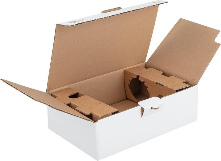 Actual product image Brieger wine shipping packaging, for 2 bottles, white, pack of 10. (10 x)