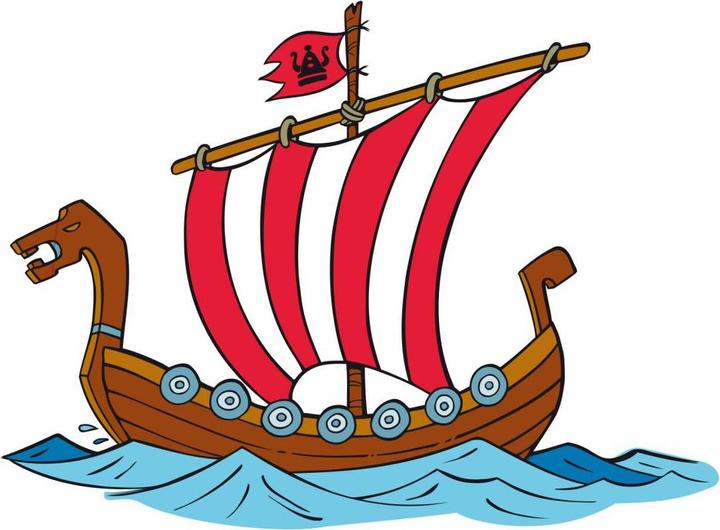 Produktbild Wickie Wikingerschiff 1 (60 x 44 cm)
