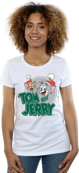 Immagine prodotto Tom & Jerry Christmas Greetings Maglietta Donna (M)