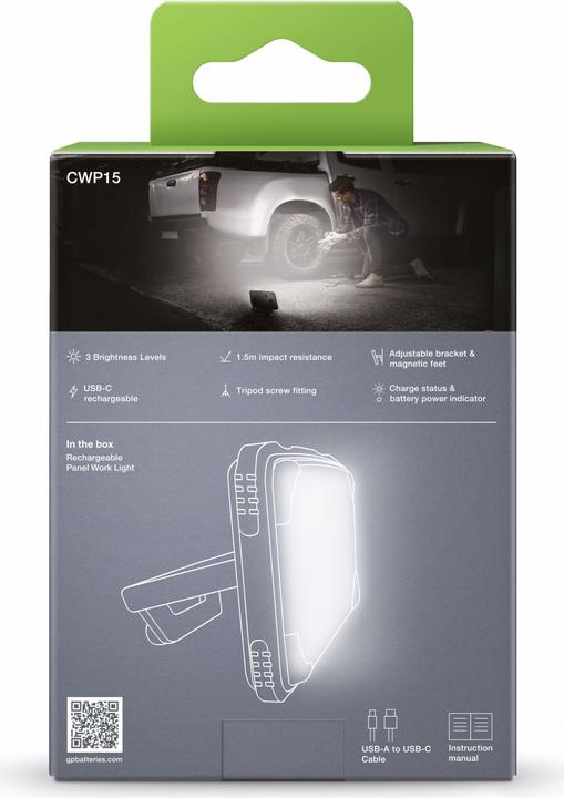 Produktbild GP Batteries Panel Light Arbeitsleuchte (1200 lm)