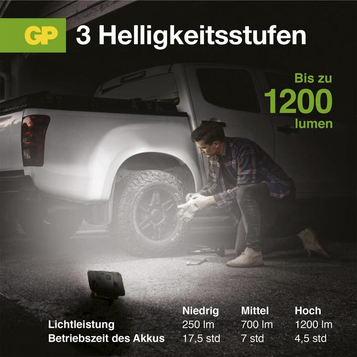 Produktbild GP Batteries Panel Light Arbeitsleuchte (1200 lm)