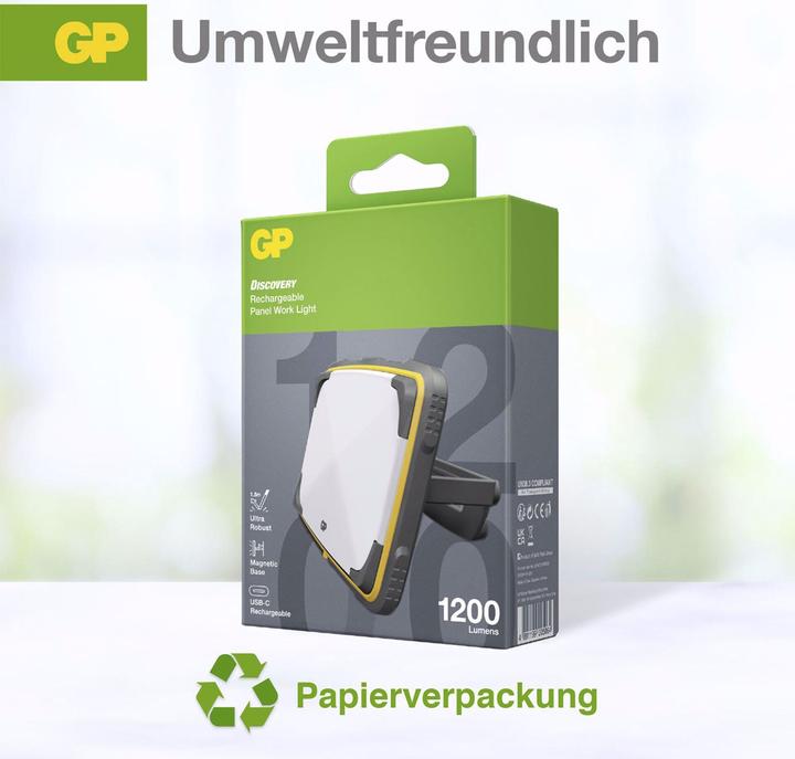 Produktbild GP Batteries Panel Light Arbeitsleuchte (1200 lm)