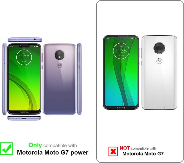 Produktbild Cadorabo Book Invisible Magnet Cover (Motorola Moto G7 Power)