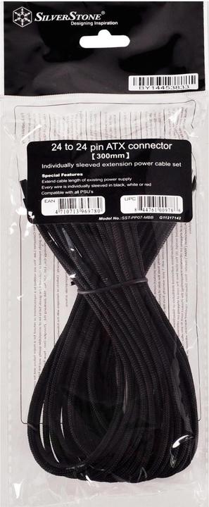 Actual product image Silverstone ATX 24-24Pin extension