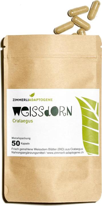 Produktbild Zimmerli Adaptogene Weissdorn Kapseln 50 Kapseln (1 Stück, Kapseln, 25 g)