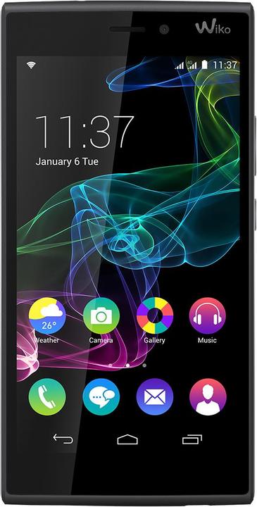 Wiko Ridge 4G (16 GB, Black, Grey, 5", Dual SIM, 13 Mpx, 4G)