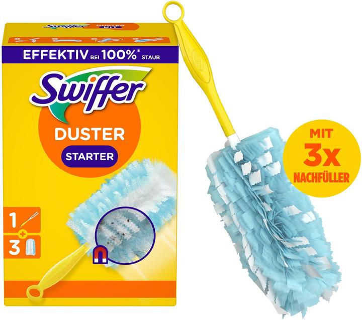 Productafbeelding Swiffer Staubmagnet Starterset Griff + 3 Tücher (4 Pcs.)