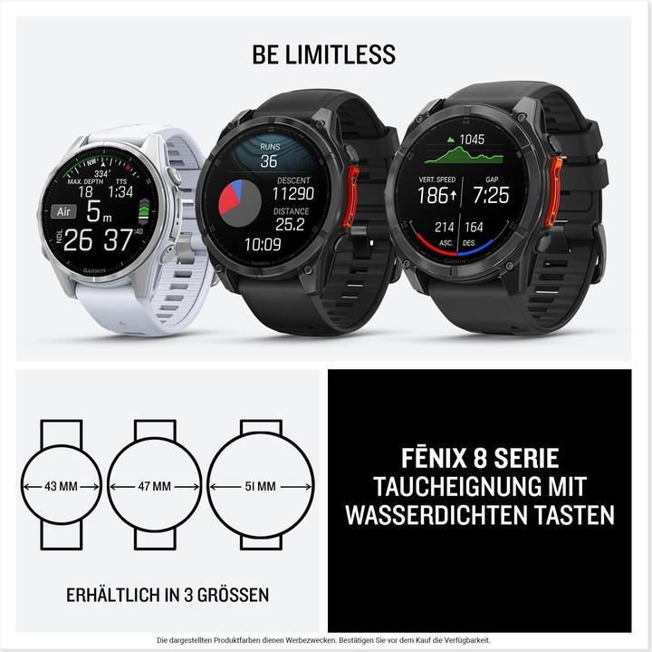 Produktbild Garmin fenix 8 (51 mm)