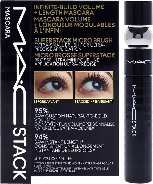 Actual product image MAC Cosmetics MACSTACK Mascara Micro Brush (Black)