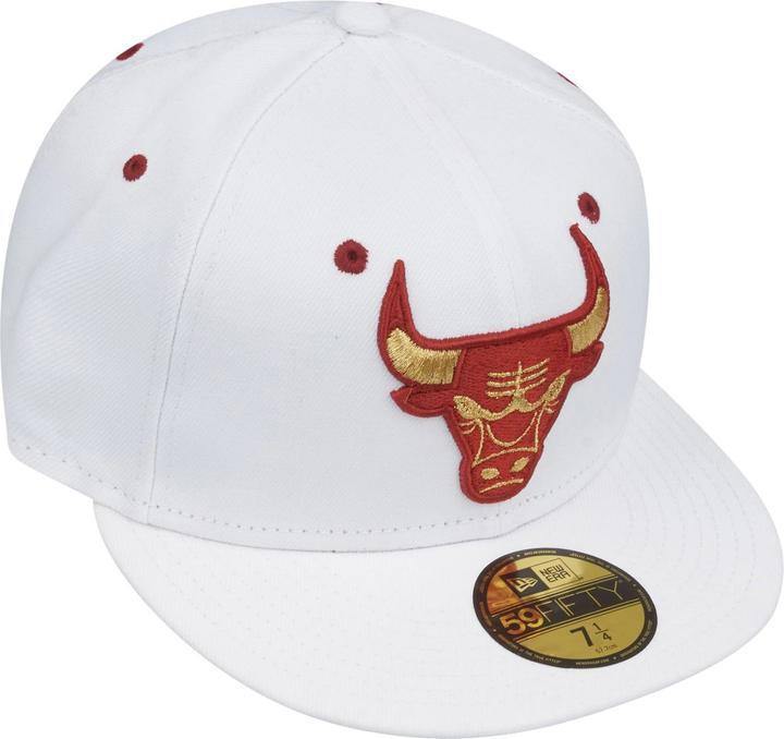 Produktbild New Era 59Fifty Cap - OPTIC WHITE Chicago Bulls - 7 1/2 (7 1/2)